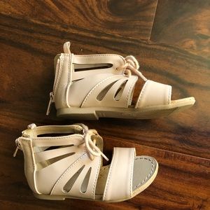 Old Navy cage sandals, light pink, size 7